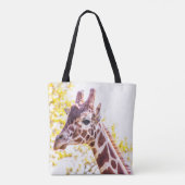 Giraffe Portrait Draagtas (Achterkant)
