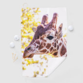 Giraffe Portrait Golfhanddoek (Insitu)