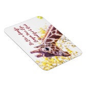 Giraffe Portrait Magneet (Rechterzijde)