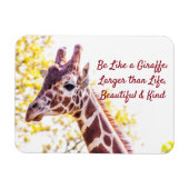 Giraffe Portrait Magneet (Horizontaal)