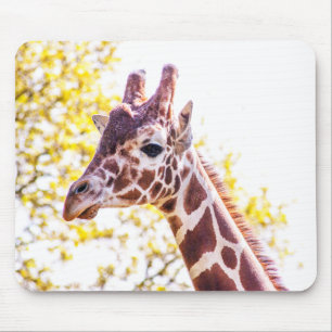 Giraffe Portrait Muismat