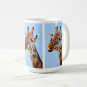Giraffe Portrait tasses - choisir le style (Devant droit)