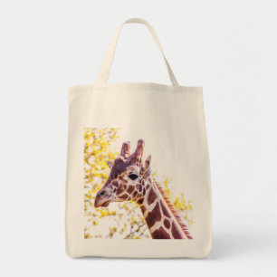 Giraffe Portrait Tote Bag