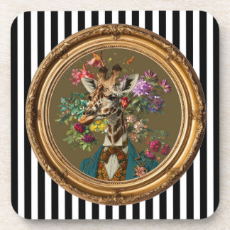 Giraffe Portrait Wall Art Bier Onderzetter