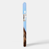Giraffe Portret aangepaste monogram telefoongevall Case-Mate iPhone Case (Achterkant / Links)