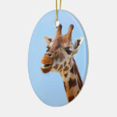 Giraffe Portret ornament (Links)