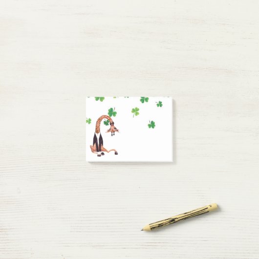 Giraffe Post-it® Notes (Op bureau)