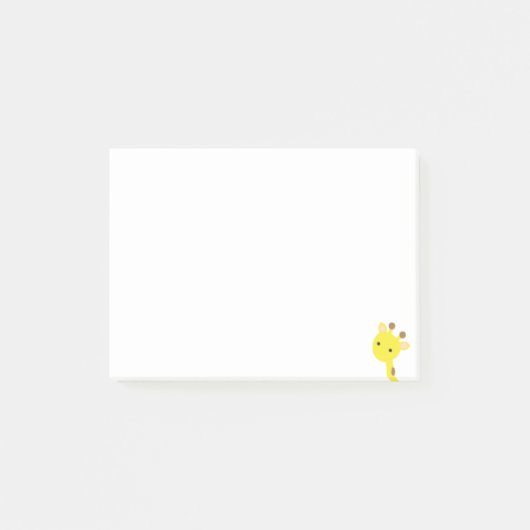 Giraffe Post-it Opmerkingen Post-it® Notes (Voorkant)