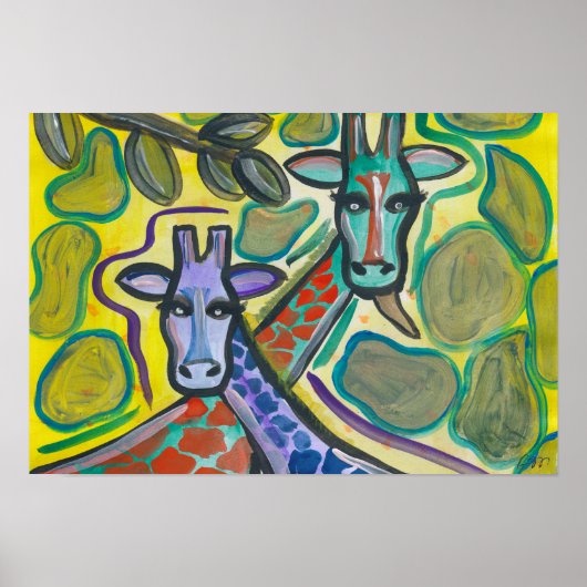 Giraffe Poster (Voorkant)