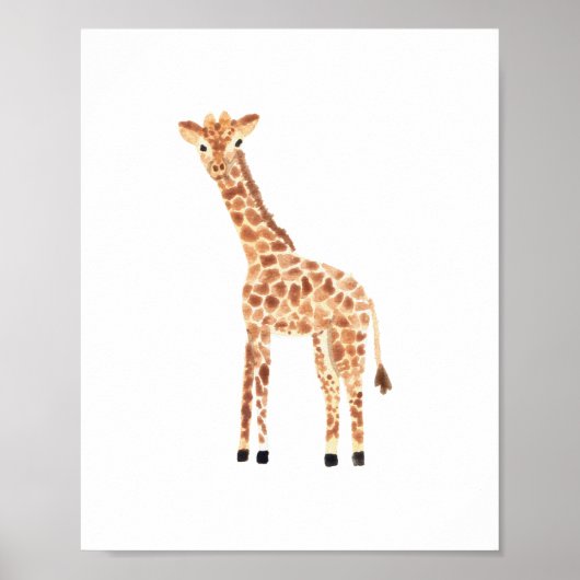 Giraffe Poster (Voorkant)