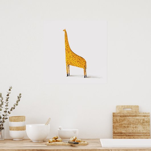 Giraffe Poster (Keuken)