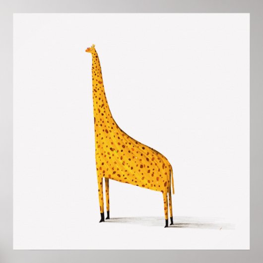 Giraffe Poster (Voorkant)