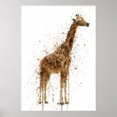 Giraffe Poster (Voorkant)