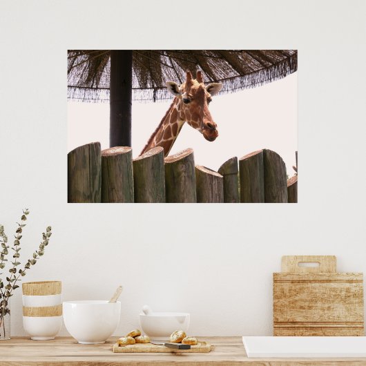 Giraffe Poster (Keuken)