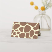 Giraffe Print, bruine Giraffe, wilde dieren, bruil (Achterkant)