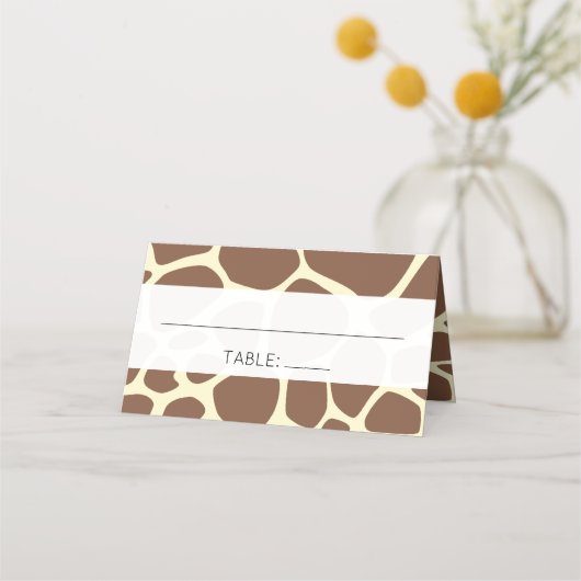 Giraffe Print, bruine Giraffe, wilde dieren, bruil (Voorkant)