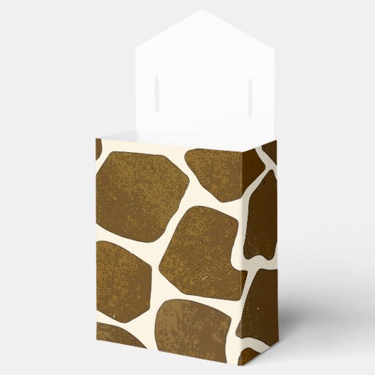 Giraffe Print Favor Box Bedankdoosjes (Geopend)