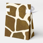 Giraffe Print Favor Box Bedankdoosjes (Achterkant)