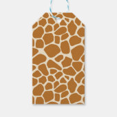 Giraffe Print Gift Label Cadeaulabel (Voorkant)