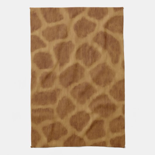 Giraffe Print keukenhanddoek (Verticaal)