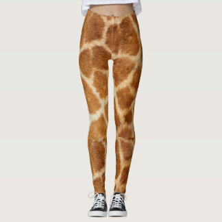 Giraffe print leggings