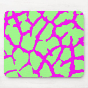 Giraffe Print Mint Fuchsia Muismat