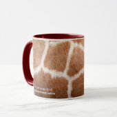 Giraffe Print Mok (Voorkant links)