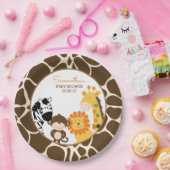 Giraffe Print Oerwoud Safari Animals Paper Bord (Feest)