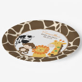 Giraffe Print Oerwoud Safari Animals Paper Bord (Gekanteld)