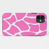 Giraffe Print Pattern in Bright Pink. Case-Mate iPhone Case (Achterkant (horizontaal))