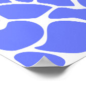 Giraffe Print Pattern in Cornflower Blue. (Hoek)