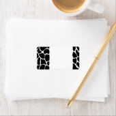 Giraffe Print Pattern. Ontwerp van dierlijke afdru Etiket (Insitu)