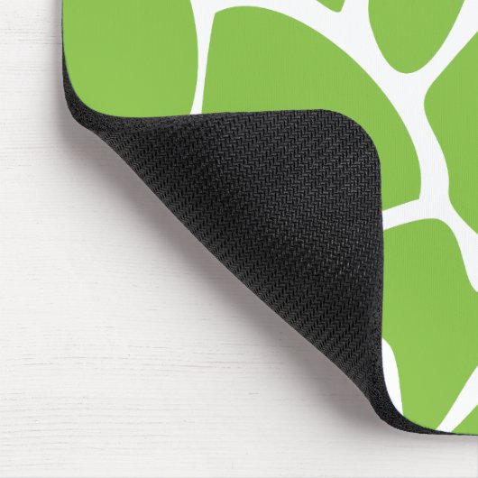 Giraffe Print Pattern. Safari Green. Muismat (Hoek)