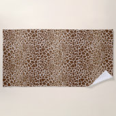 Giraffe print strandlaken (Voorkant)