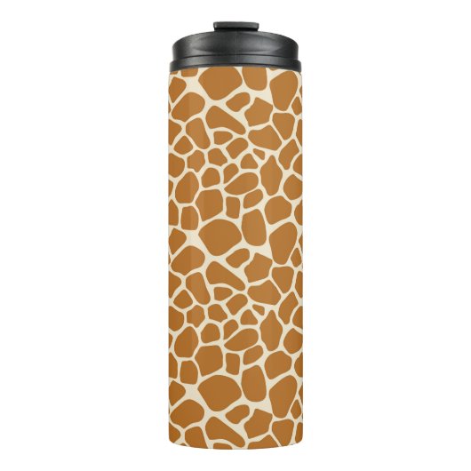 Giraffe Print Tumbler Thermosbeker (Voorkant)