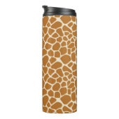 Giraffe Print Tumbler Thermosbeker (Geroteerd rechts)