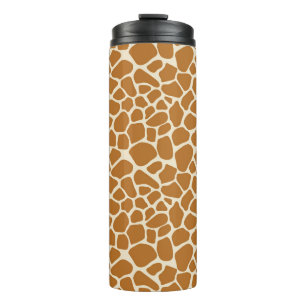 Giraffe printtumbler thermosbeker