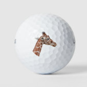 Giraffe profiel golfballen (Voorkant)