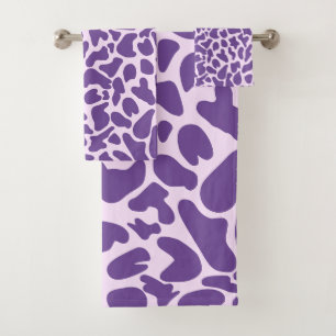 Giraffe Purple Skin Motif Wild poster de animal