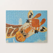 Giraffe puzzel legpuzzel (Horizontaal)