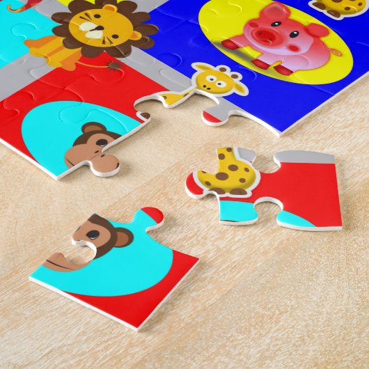 Giraffe Puzzle décoratif (Côté)