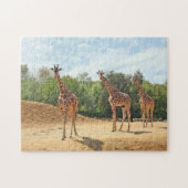 Giraffe Puzzle Legpuzzel (Horizontaal)