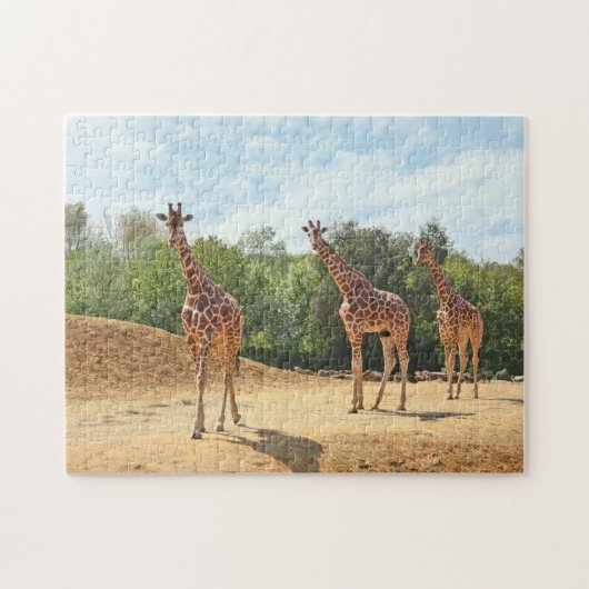 Giraffe Puzzle Legpuzzel (Horizontaal)
