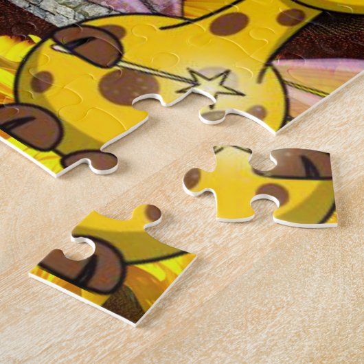 Giraffe Puzzles de tournesol (Côté)