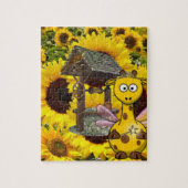 Giraffe Puzzles de tournesol (Vertical)