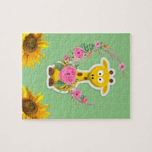 Giraffe Puzzles de tournesol (Horizontal)