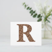 giraffe-r briefkaart (Staand voorkant)