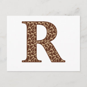 giraffe-r briefkaart