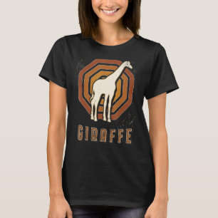 Giraffe  Retro Classic Animal Love T-shirt