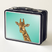 GIRAFFE RETRO METAL LUNCHBOXEN (Achterkant)